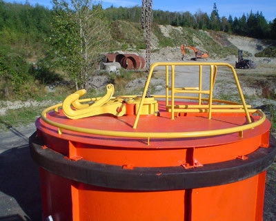 Calidad Boya del marcador de Marine Navigation Buoys Floating Green de los marcadores del océano de la cadena de ancla fábrica