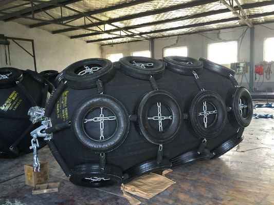 Calidad 50Kpa BV Certicifate que atraca a Marine Pneumatic Rubber Fender fábrica