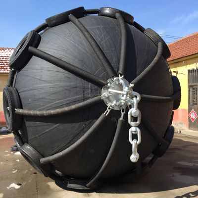 Calidad STS Marine Pneumatic Rubber Fender 50Kpa 80Kpa D4.5m*L9.0m fábrica