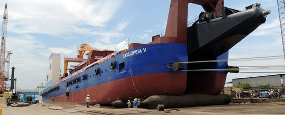 Calidad Sacos hinchables de lanzamiento Marine Lifting Airbag de la nave global de goma 10 capas fábrica