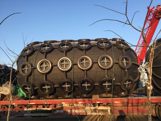 Calidad Defensas de goma neumáticas de Mat With Rope Net Pneumatic de la defensa de goma del barco fábrica