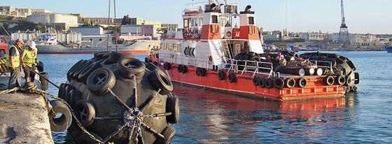 Calidad La BV certificó a Marine Rubber Fender Yokohama Ship neumática para enviar la defensa del barco de pesca fábrica