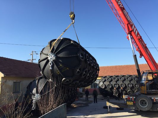 Calidad defensa interna de Marine Rubber Fender Pneumatic Rubber de la presión 50Kpa fábrica