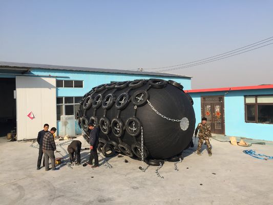 Calidad Defensas para barcos con excelente capacidad de absorción de impactos, presión de inflado de 50 kPa y rendimiento fábrica