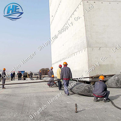 Calidad Saco hinchable de goma de D15*L20m Marine Rubber Airbag Boats Ships fábrica