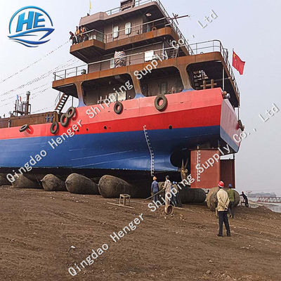 Calidad Saco hinchable de goma de D15*L20m Marine Rubber Airbag Boats Ships fábrica