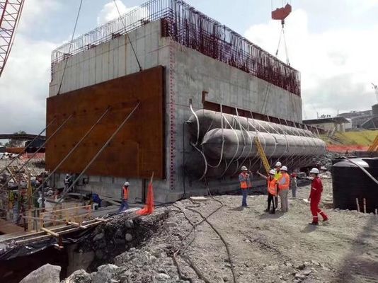 Calidad Nave de D15*L20m 0.20Mpa que lanza a Marine Airbags Optimized Layout fábrica