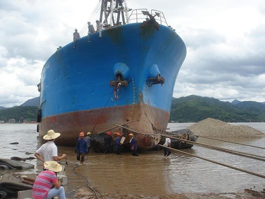 Calidad Nave de D15*L20m 0.20Mpa que lanza a Marine Airbags Optimized Layout fábrica