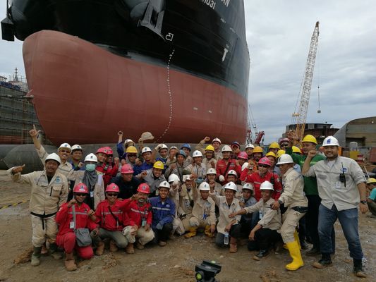 Calidad buque de alta presión de lanzamiento Marine Airbags de los sacos hinchables de la nave 18mtr fábrica