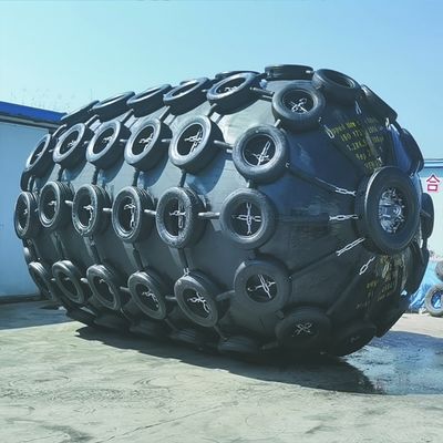 Calidad ISO17357 Compliant Pneumatic Rubber Fender with Customized 0.3-4.8 M Size and 50kpa & 80kpa Pressure for Marine Applications fábrica