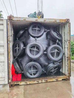 Calidad Tipo barco de goma neumático Marine Rubber Fender de Yokohama de la defensa fábrica