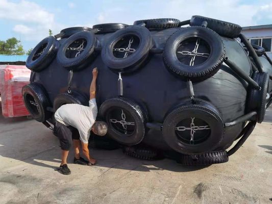 Calidad Tipo barco de goma neumático Marine Rubber Fender de Yokohama de la defensa fábrica