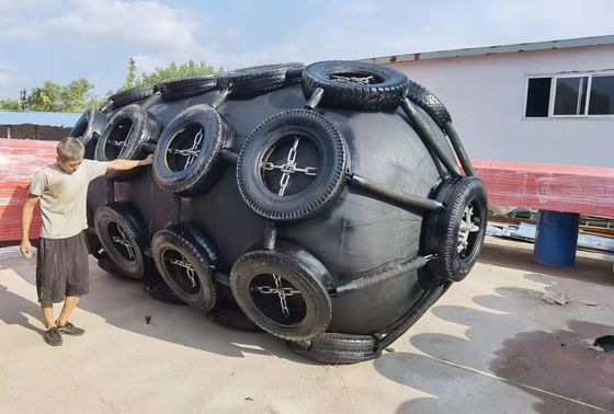 Calidad Atracar el tipo BV de Marine Pneumatic Rubber Fender Yokohama del barco certificó fábrica