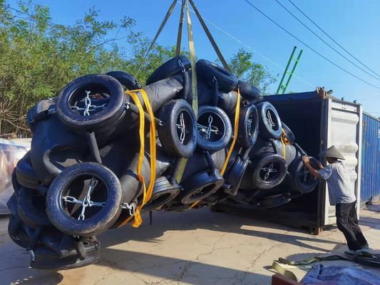 Calidad Atracar el tipo BV de Marine Pneumatic Rubber Fender Yokohama del barco certificó fábrica
