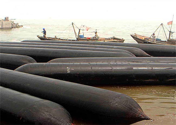 Calidad El actualizar de goma inflable neumático de Marine Water Bladder Ship Launching fábrica