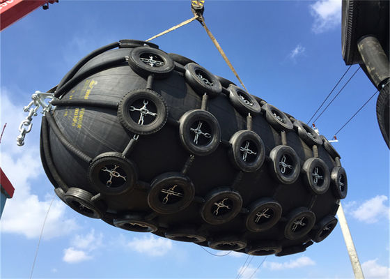 Calidad tipo defensa de goma neumática estándar de los 2*3.5m Yokohama de la defensa ISO17357 fábrica