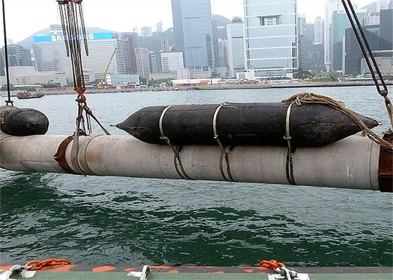 Calidad ISO 14409 Certified Pneumatic Rubber Fender - Natural Rubber Marine Airbag with 80kpa Working Pressure fábrica