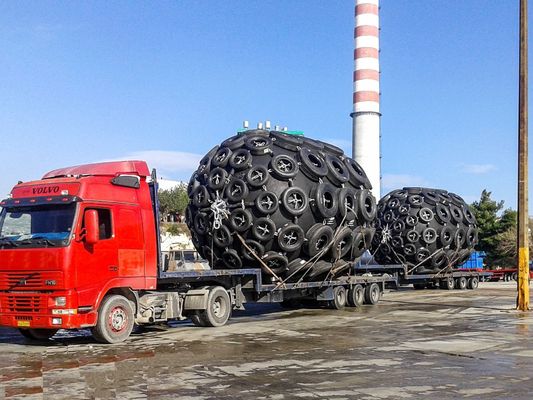 Calidad ISO17357 que flota la defensa de Yokohama para la protección de la nave del muelle fábrica