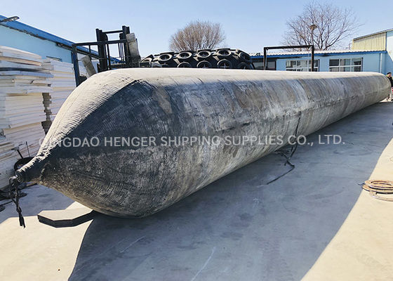 Calidad Airbag de caucho marino con capa indicadora de desgaste para lanzamiento de barcos de 0,8-3 M de diámetro y 4-25 M de longitud fábrica