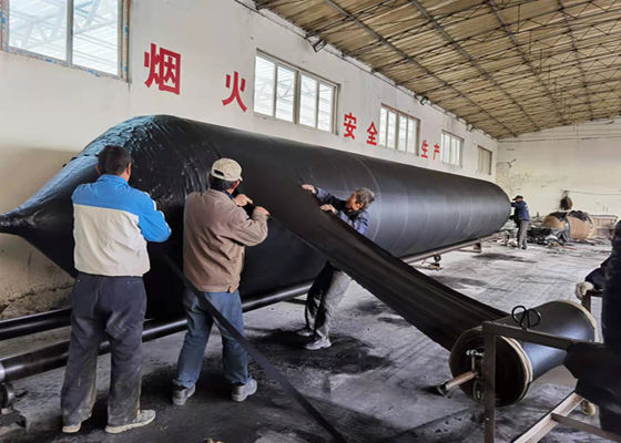 Calidad ISO 14409:2011 Bolsa de aire certificada para lanzamiento de buques con una vida útil de 6 a 10 años y un rango de diámetro de 0,8 a 3,0 m para aplicaciones marinas fábrica
