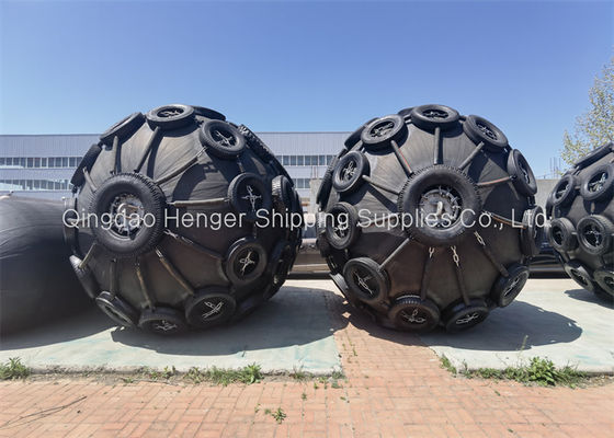 Calidad ISO 17357 Compliant Natural Rubber Pneumatic Rubber Fender with 50Kpa/80kpa Working Pressure for Marine Protection fábrica